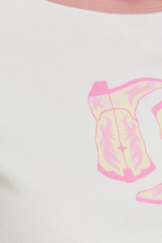 COWBOY BOOTS TEE