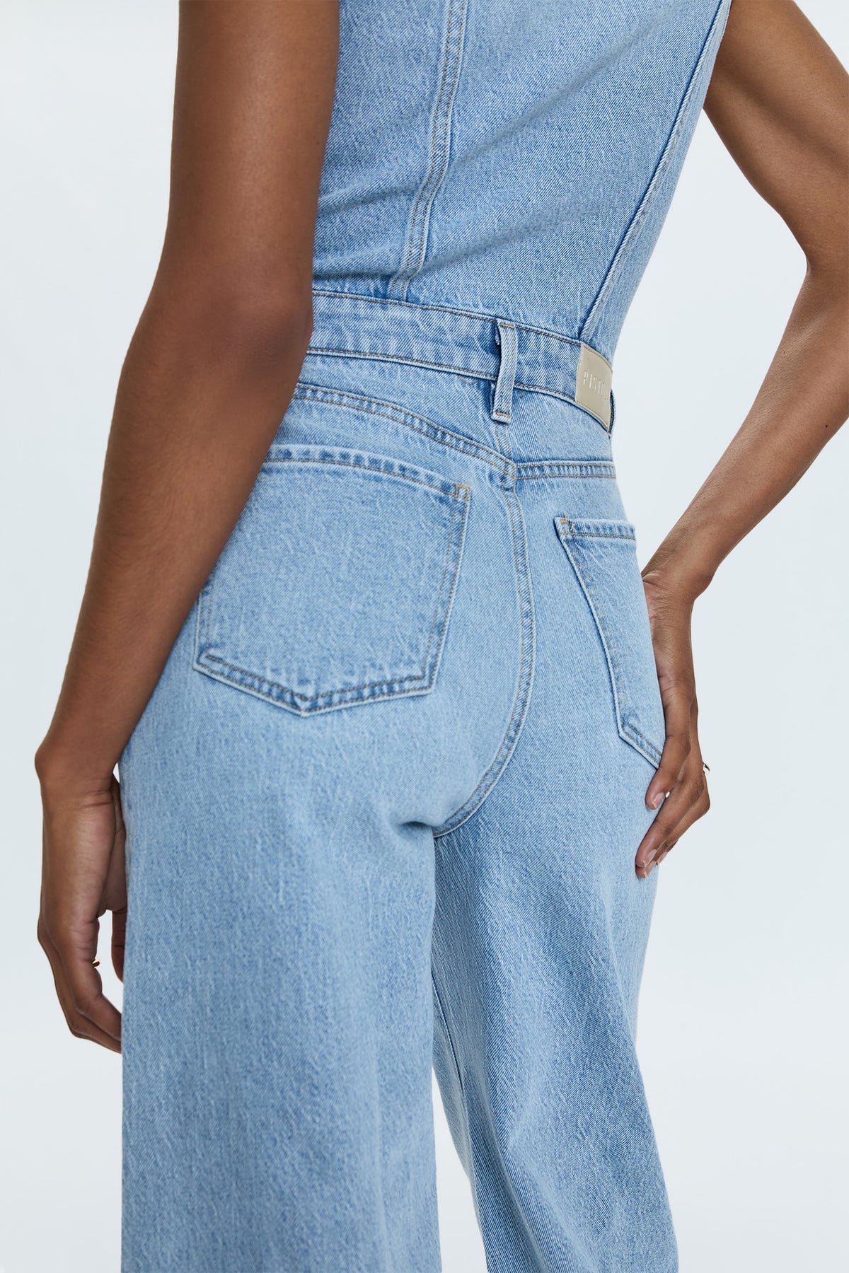 ARIA CROPPED FITTED VEST JUMPSUIT