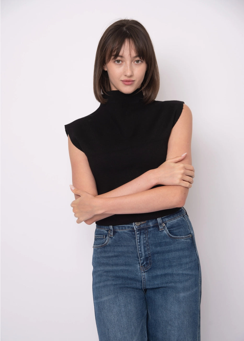 SELBY VEST - BLACK