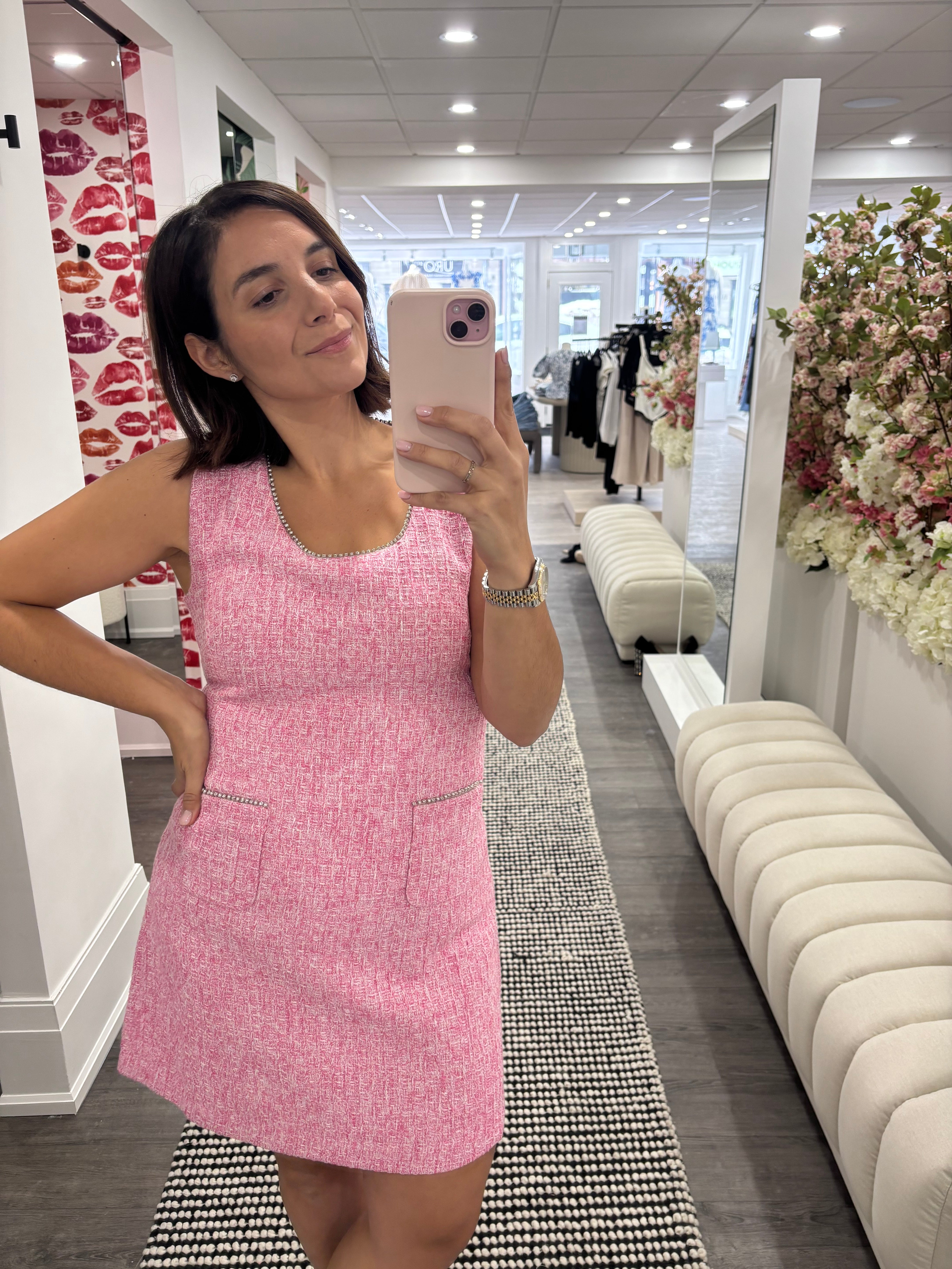 CRISTAL DRESS - ROSE