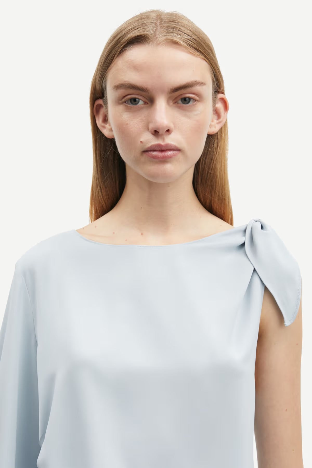 SAALBA BLOUSE - PEARL BLUE
