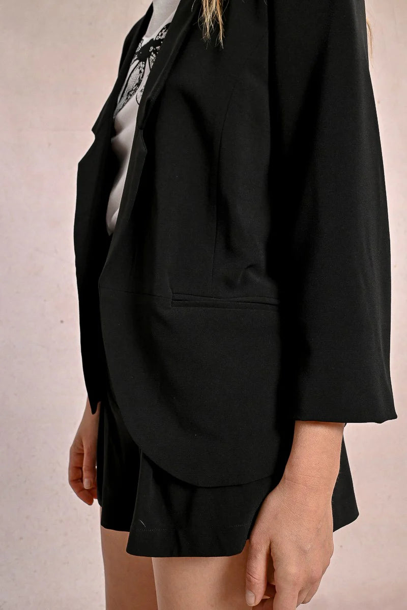 3/4 SLEEVE BLAZER