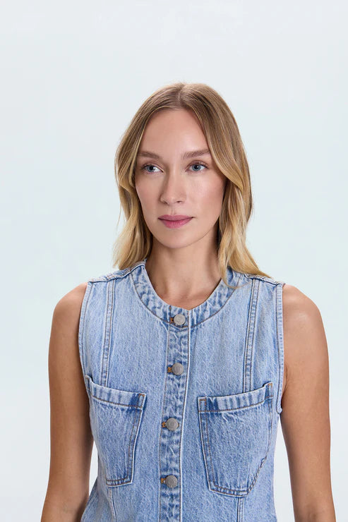 GIA FITTED VEST - GAZE