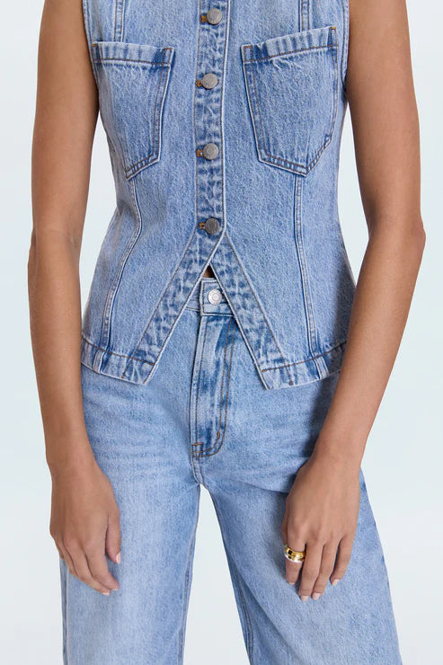 GIA FITTED VEST - GAZE