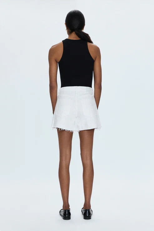 KENNEDY MID RISE SHORT - ANTIQUE WHITE