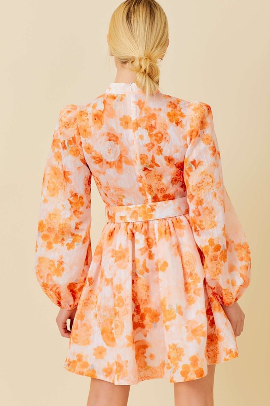 NAZARE FLORAL MINI DRESS