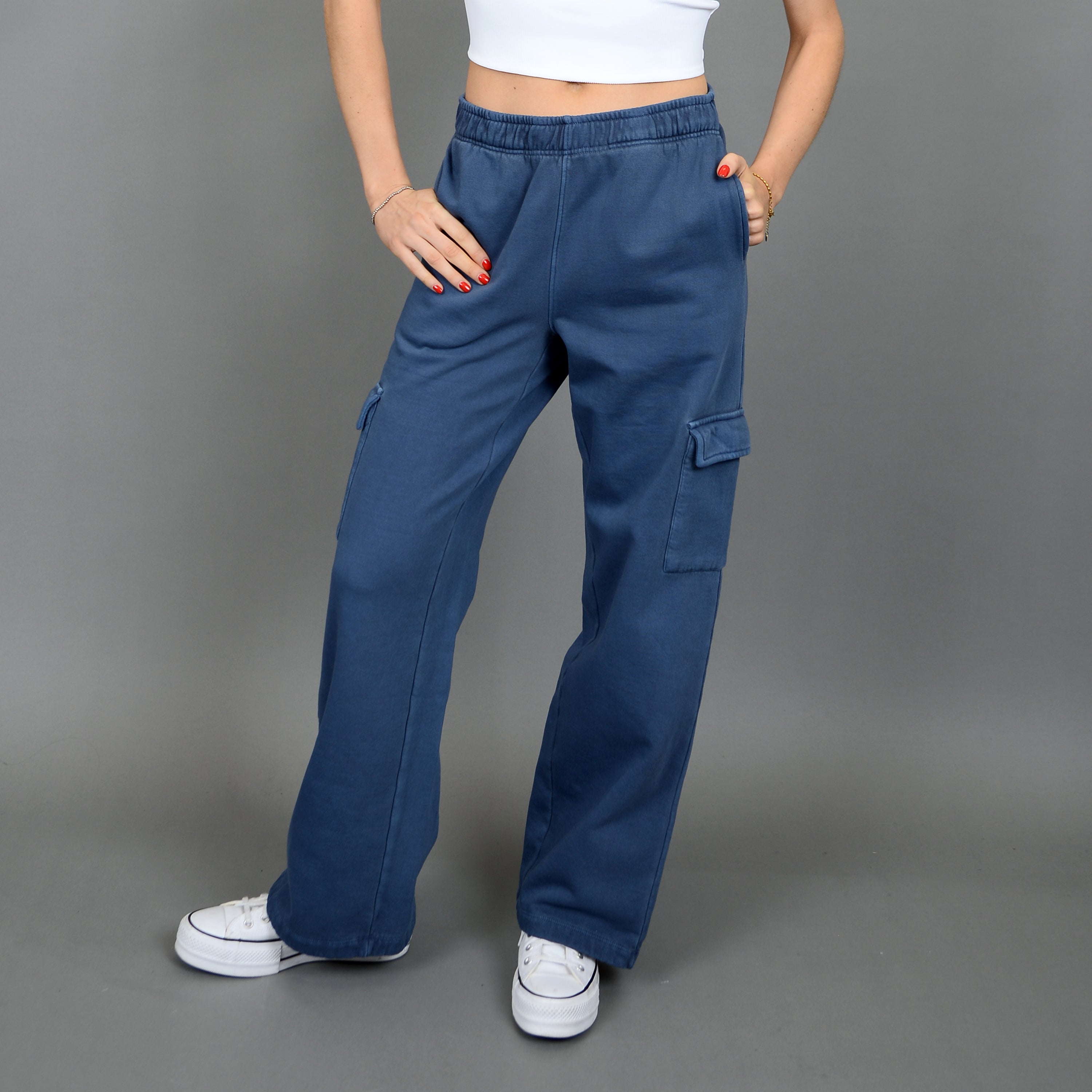 WILLAYA FLEECE WIDE LEG PANT