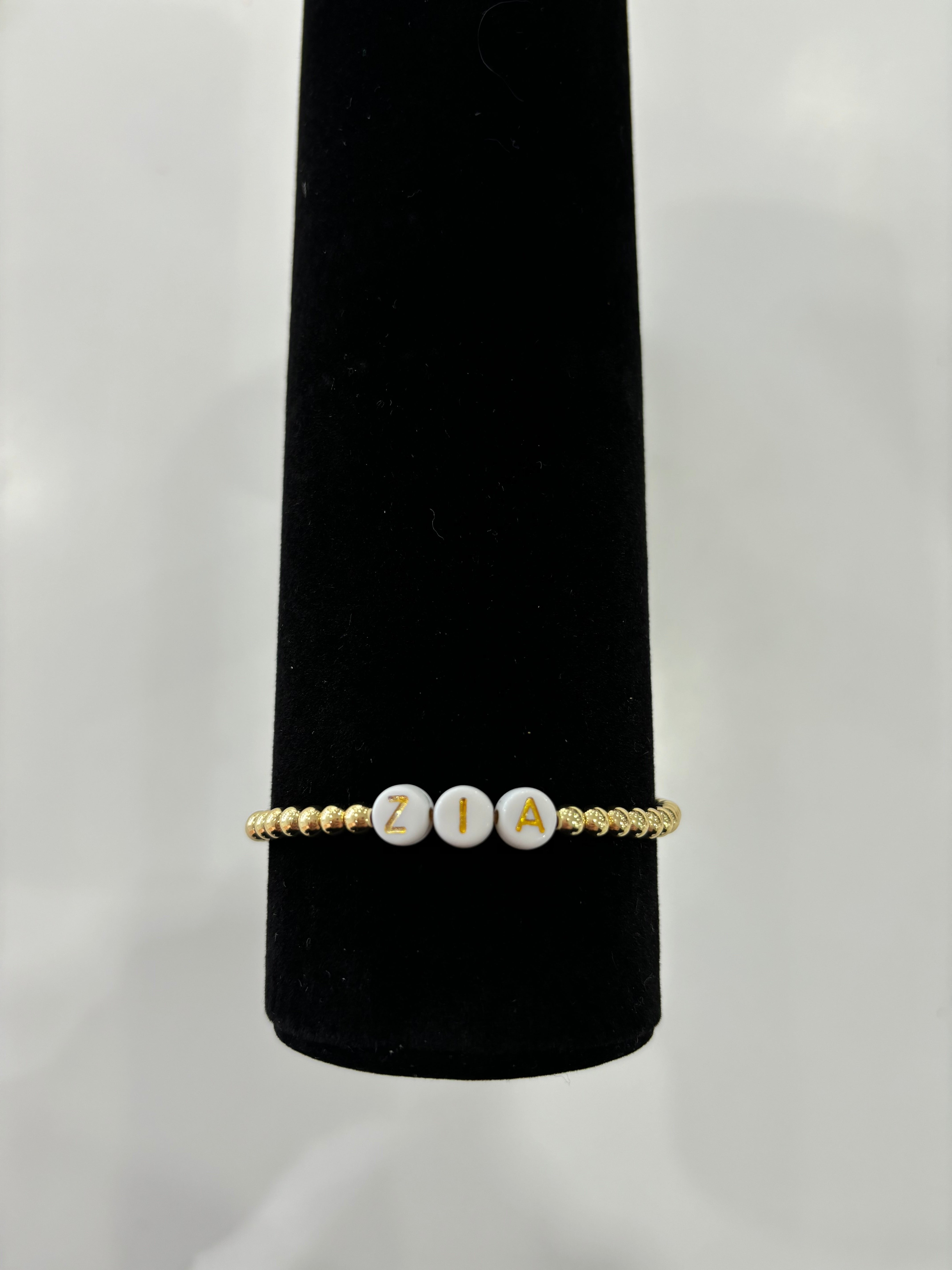 ZIA BRACELET - GOLD BEADS