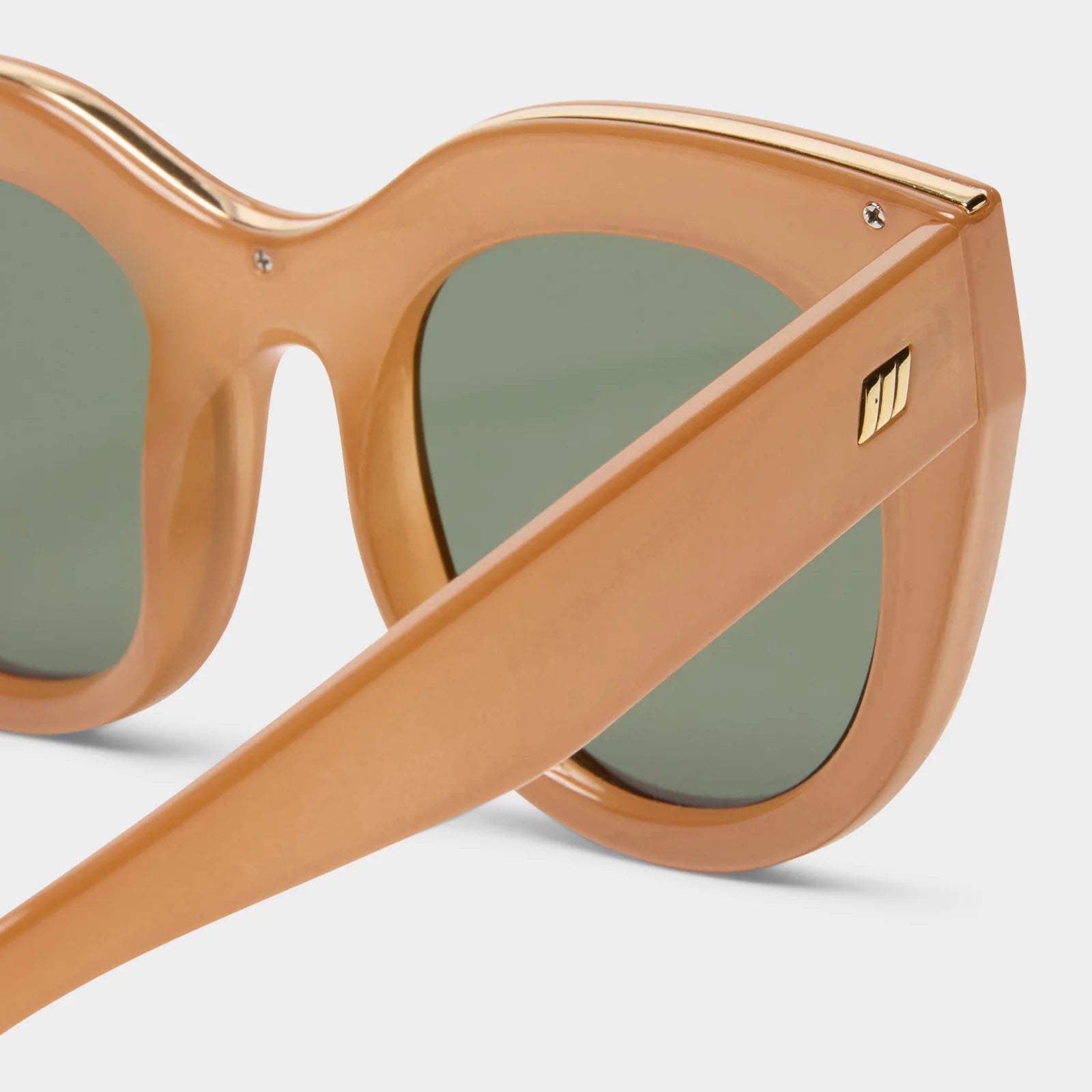 AIR HEART SUNGLASSES - CARAMEL