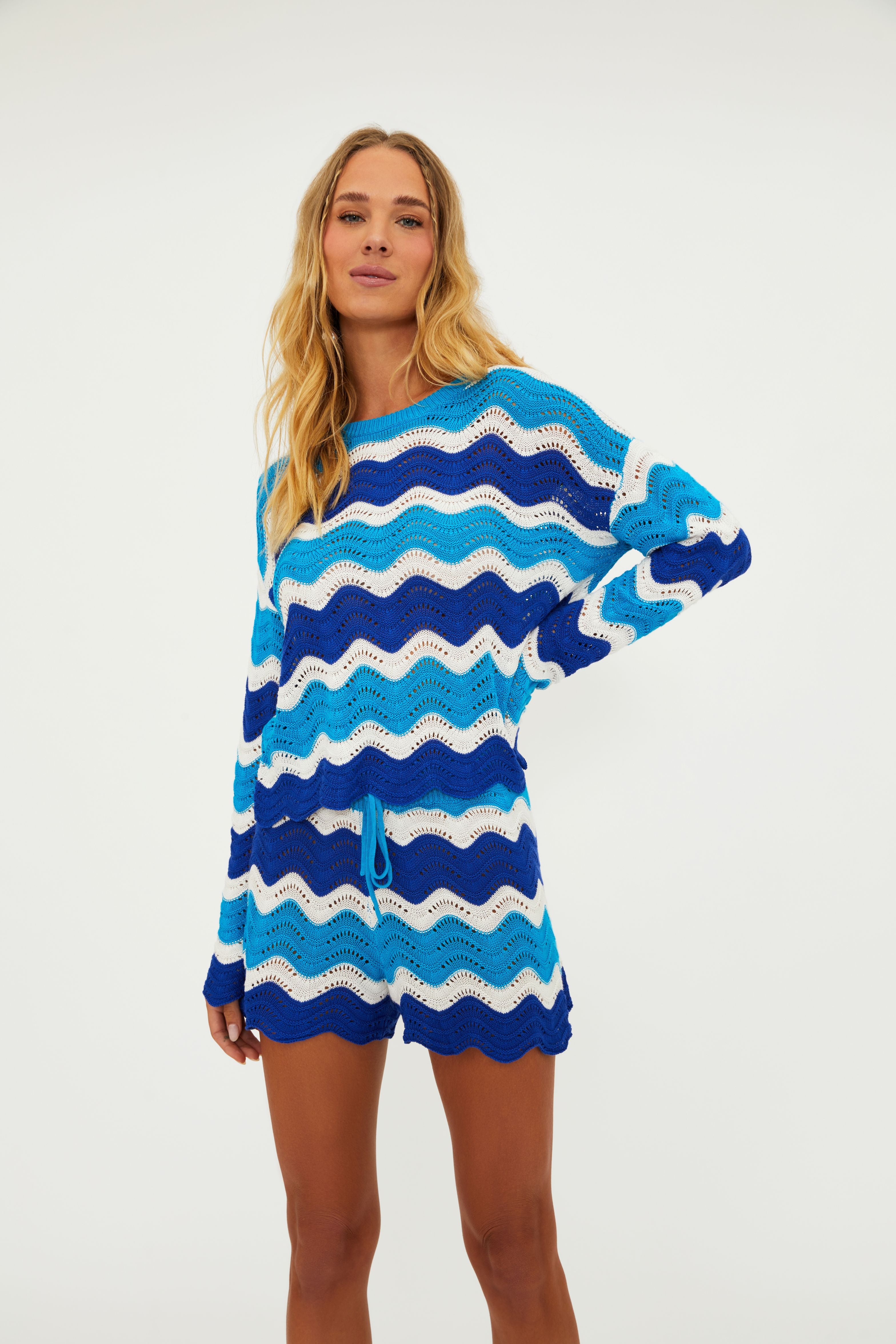 BALBOA BEACH COVER UP SET - RIVIERA WAVES