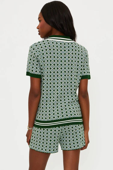 BALBOA SHORT - RACQUET CLUB GREEN