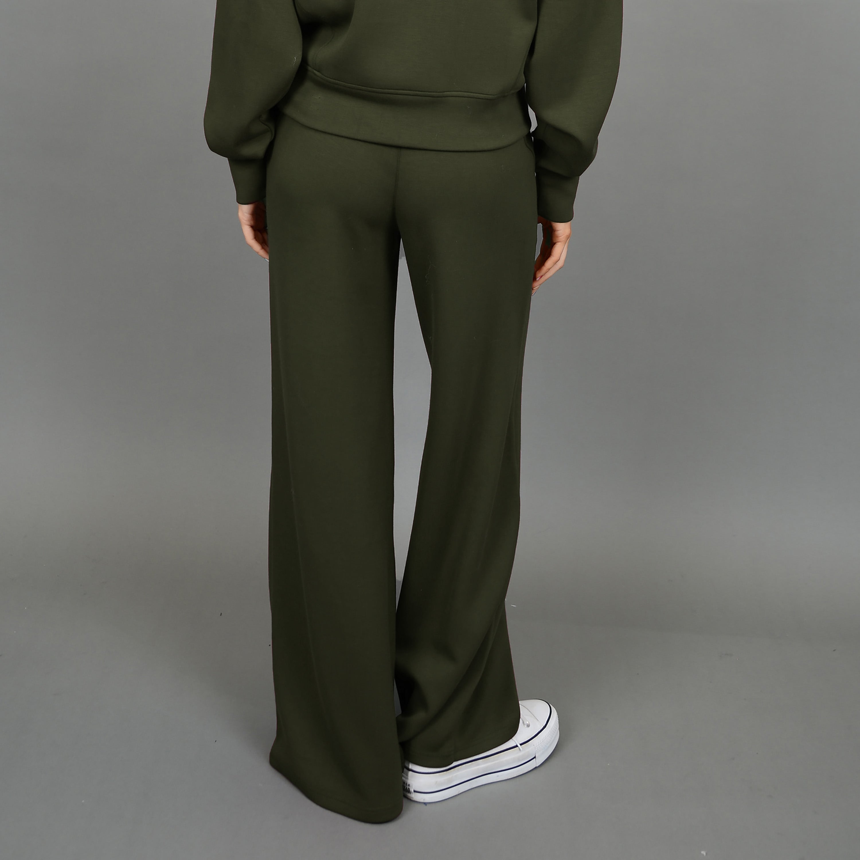 ERIKA KNIT PANT - OLIVE NIGHT