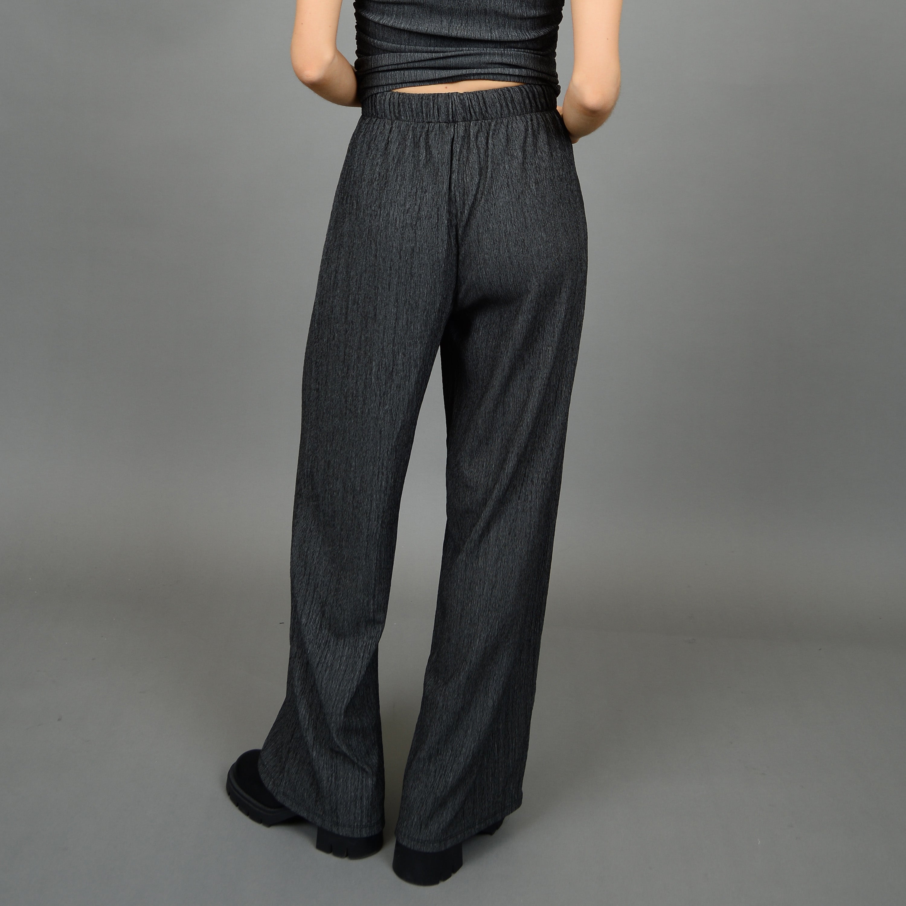 PAULEENA PANT - DARK GREY TWIST