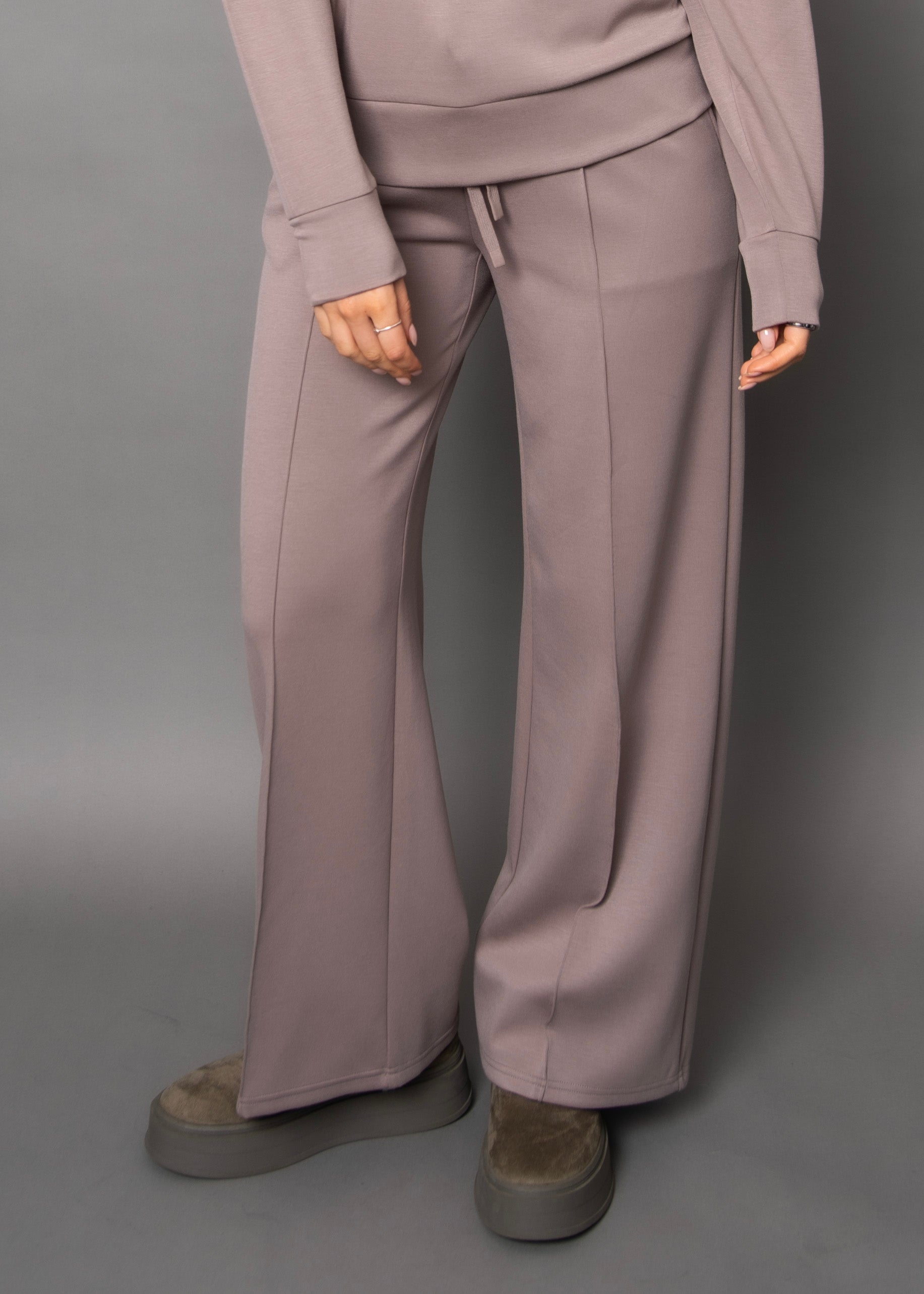 PRIDA SOFT KNIT PANT - FOG