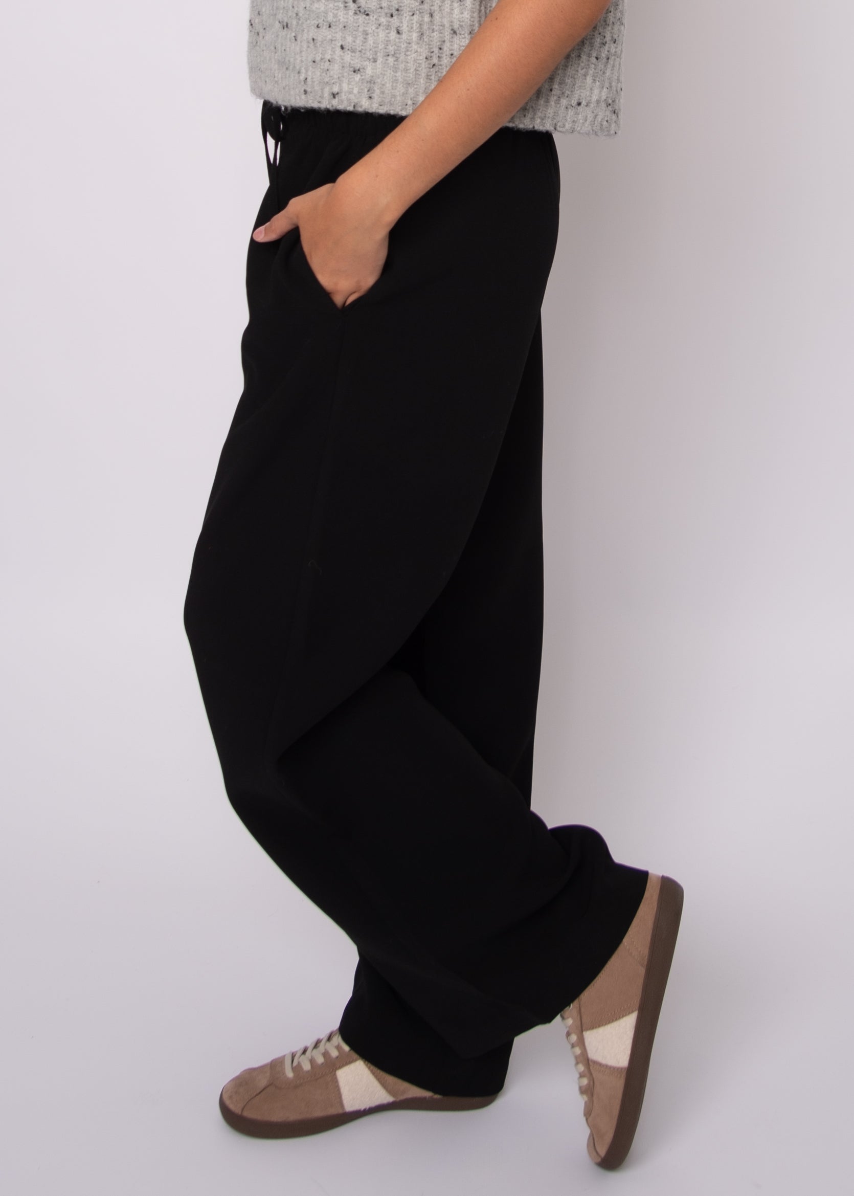 MERRY DRAWSTRING PANT - BLACK