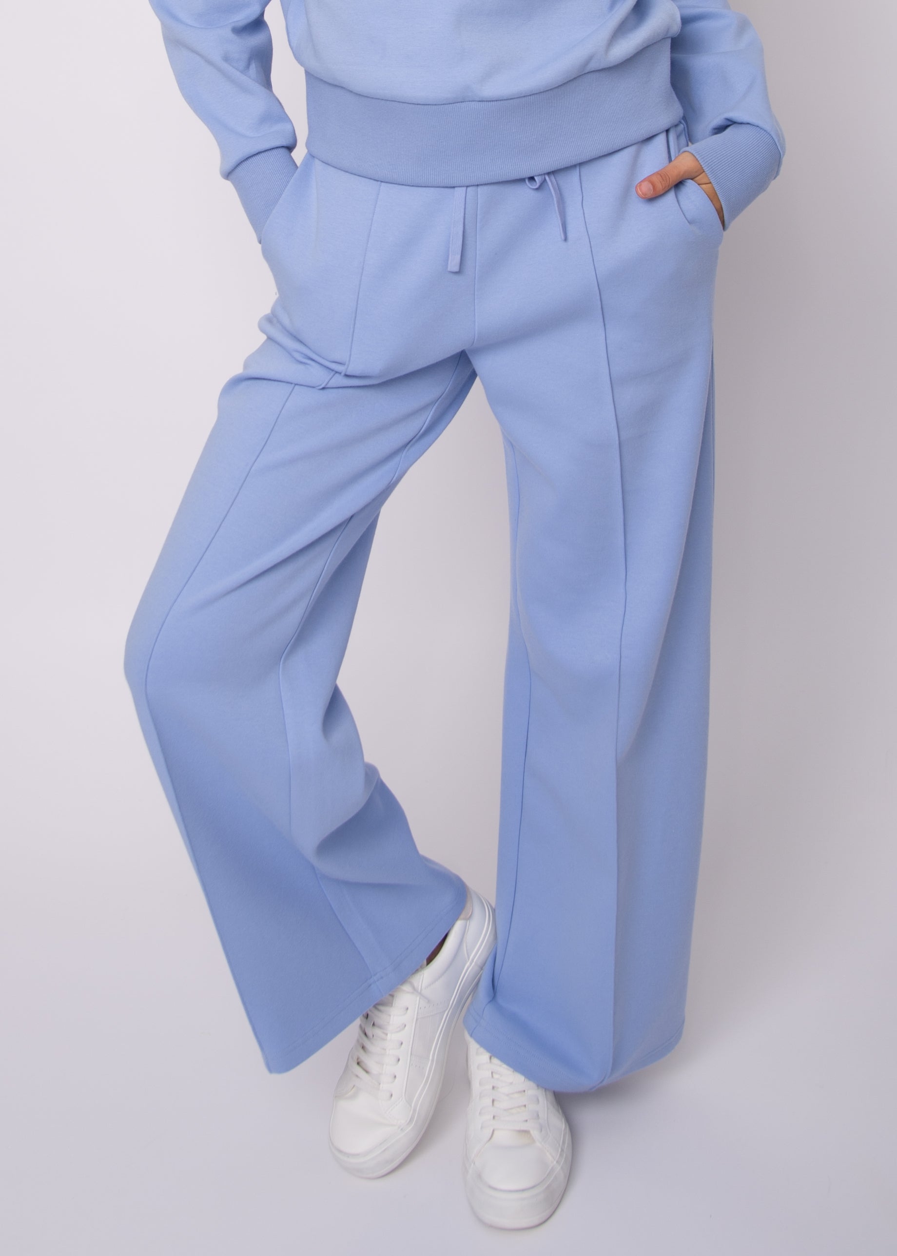 PRIDA KNIT PANT - PERRI BLUE