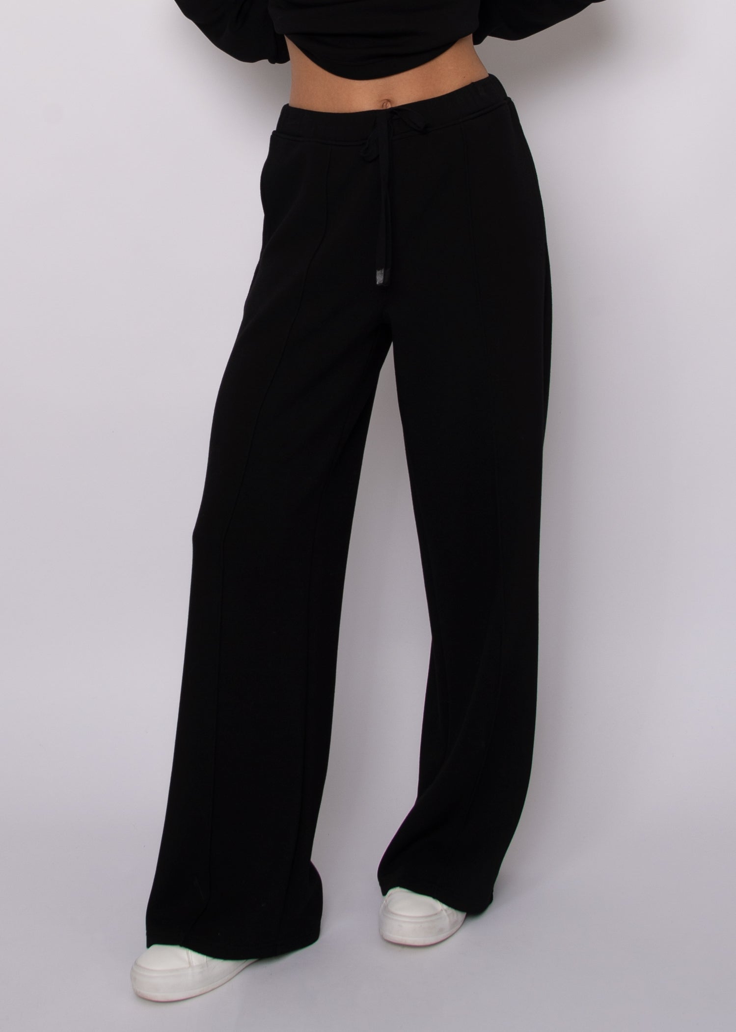 PRIDA KNIT PANT - BLACK