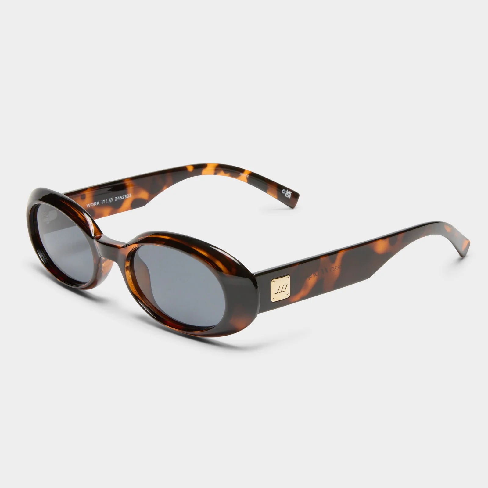 WORK IT! SUNGLASSES - DARK TORT
