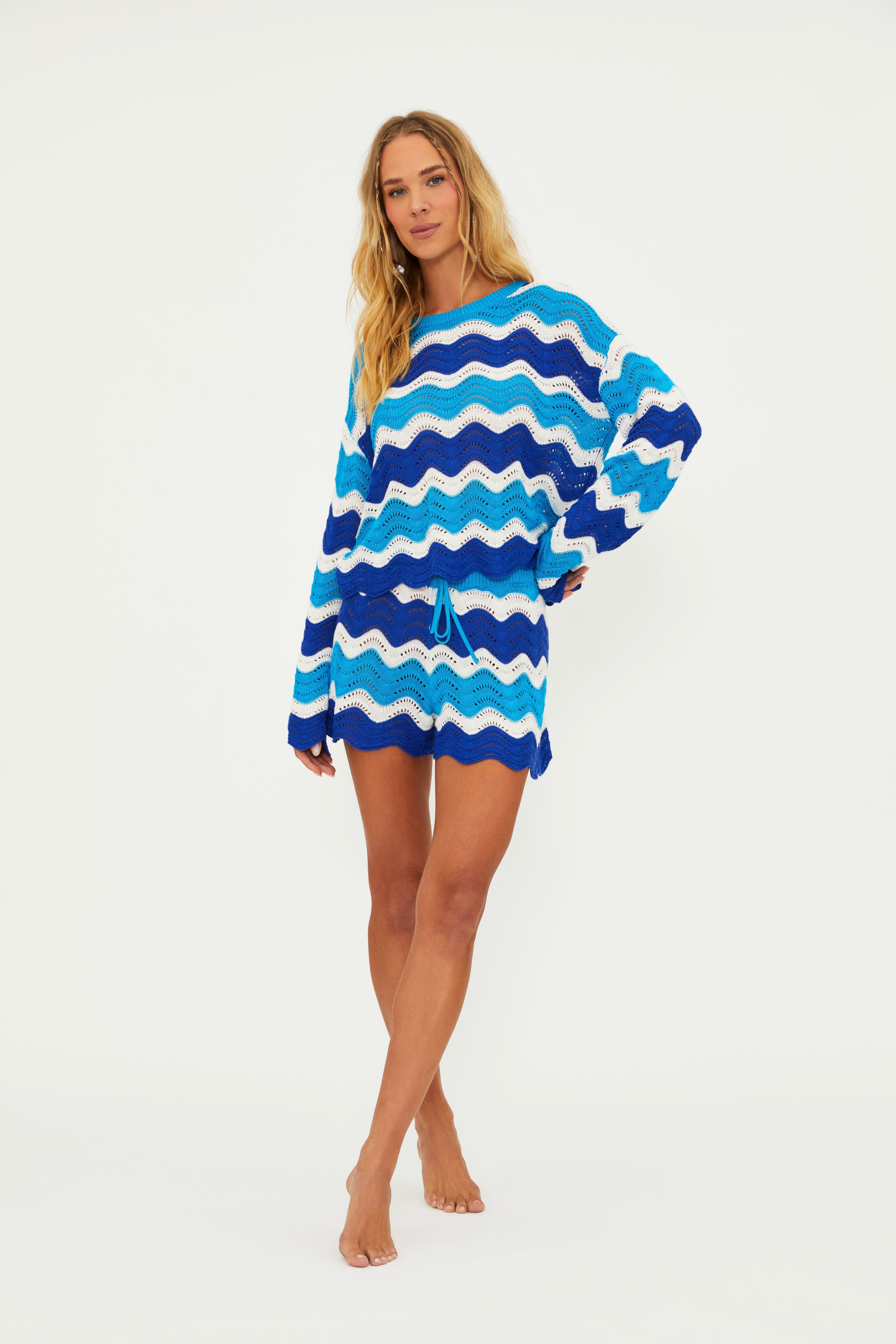BALBOA BEACH COVER UP SET - RIVIERA WAVES