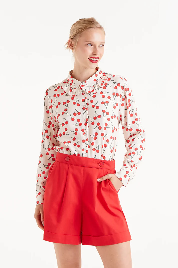 CHERRY PRINT SHIRT