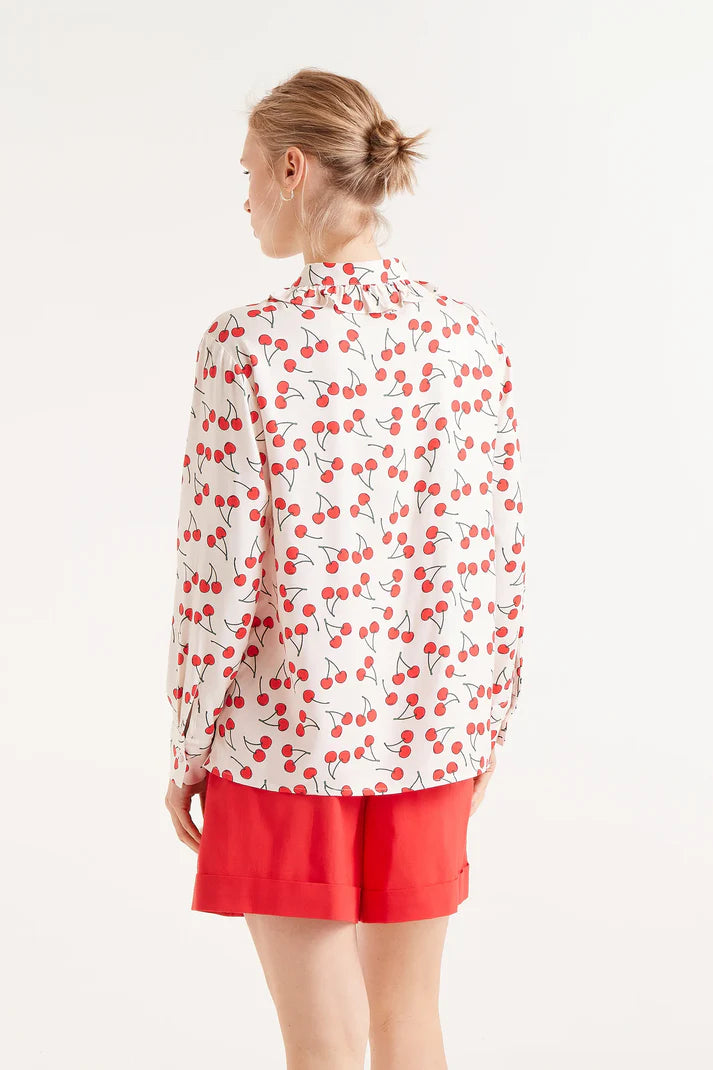 CHERRY PRINT SHIRT