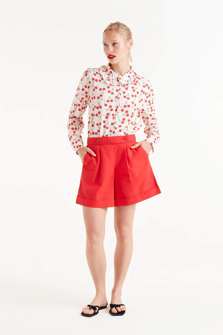 CHERRY PRINT SHIRT