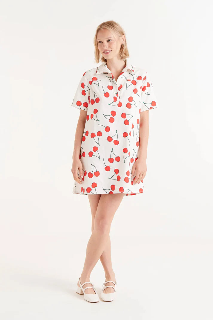 CHERRY PRINT DRESS