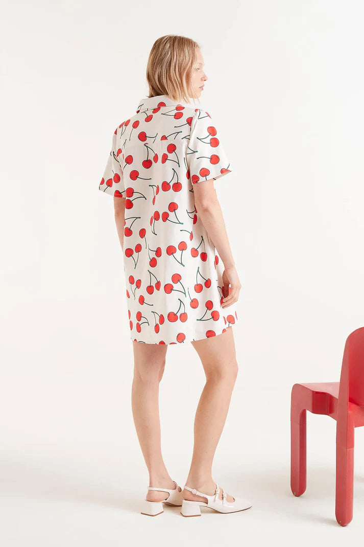 CHERRY PRINT DRESS