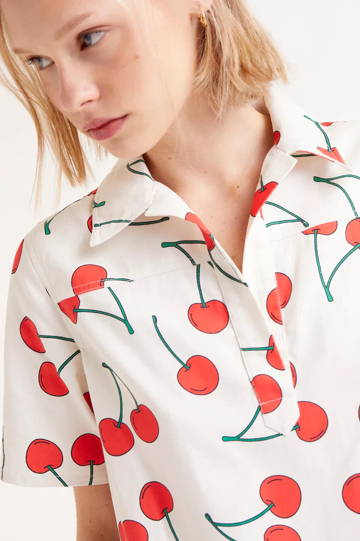CHERRY PRINT DRESS