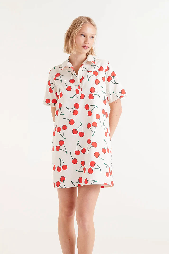 CHERRY PRINT DRESS