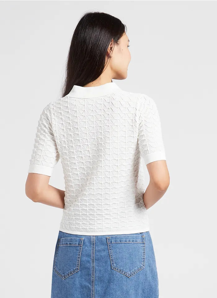 PHILOME TOP - BLANC