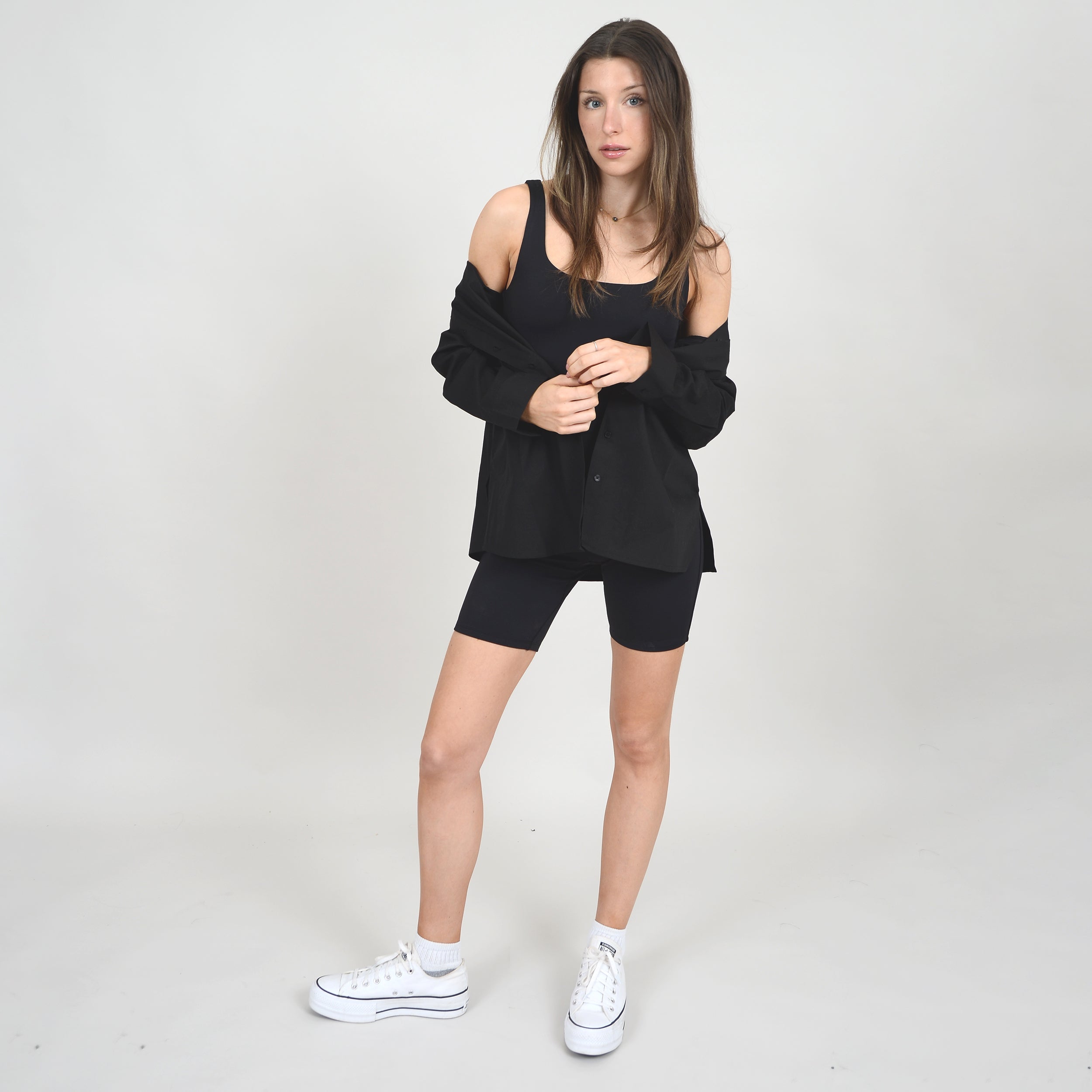 TIA U-NECK TANK ROMPER (SECOND SKIN)