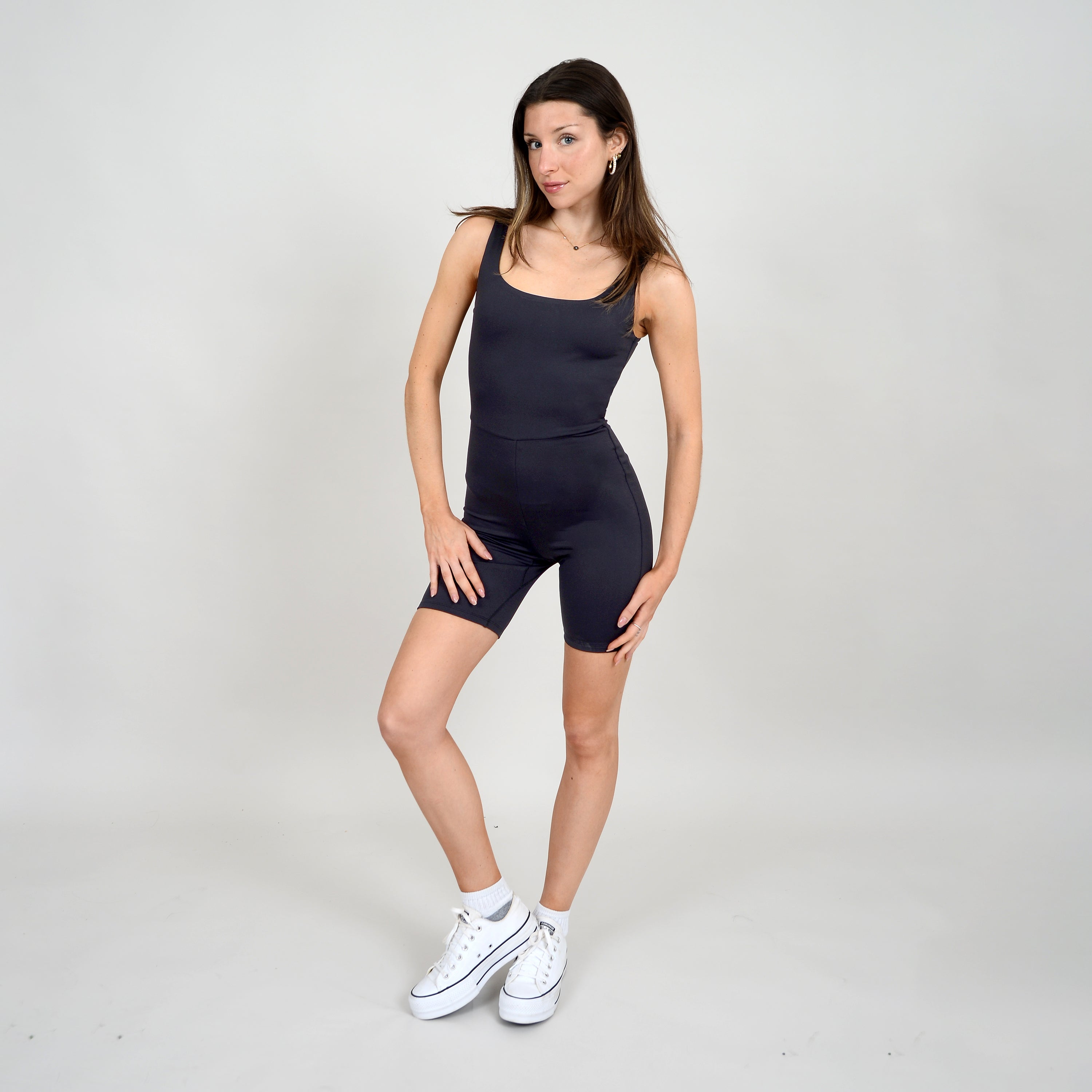 TIA U-NECK TANK ROMPER (SECOND SKIN)