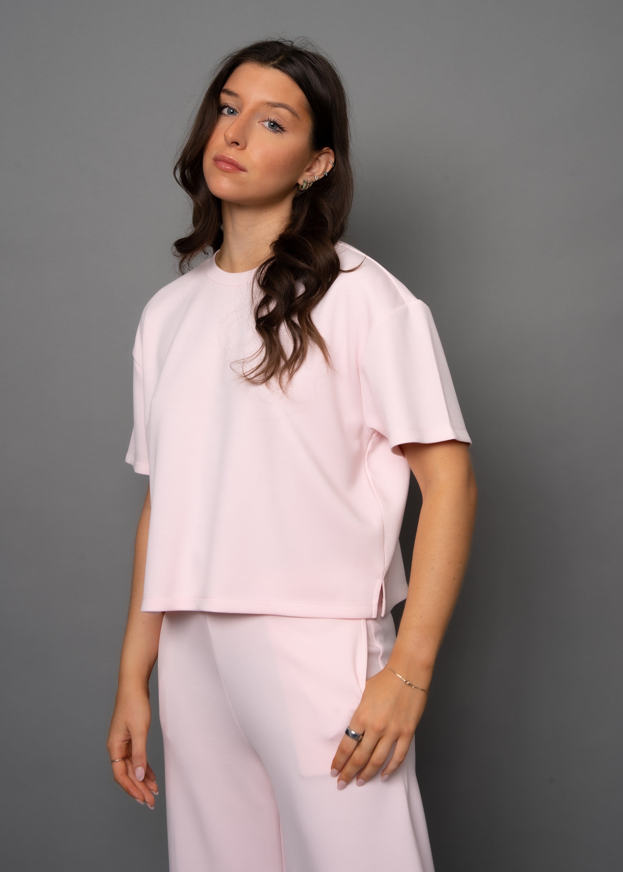 TESS SOFT KNIT TEE - MARYS ROSE