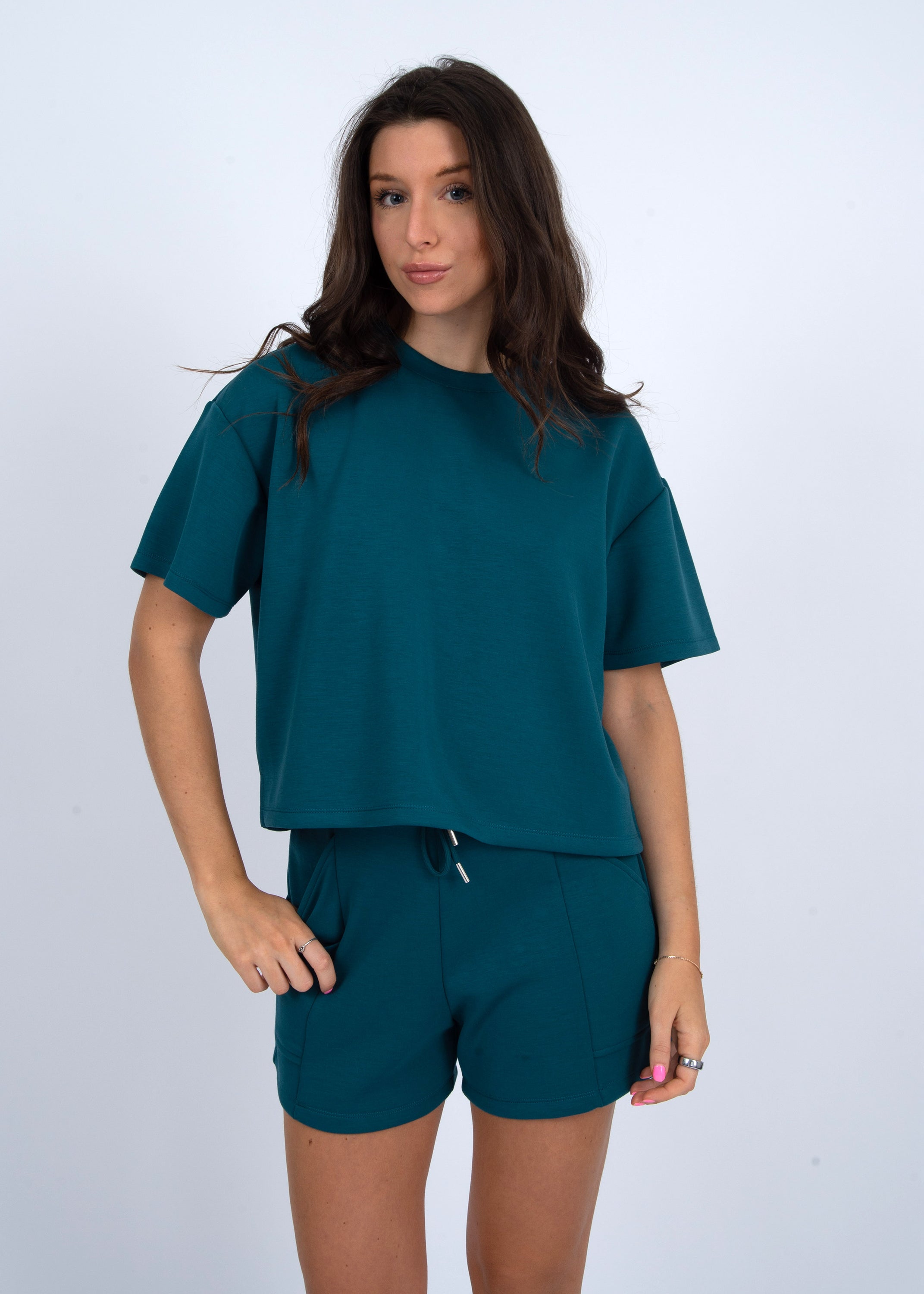 TESS SOFT KNIT TEE - TREKKING