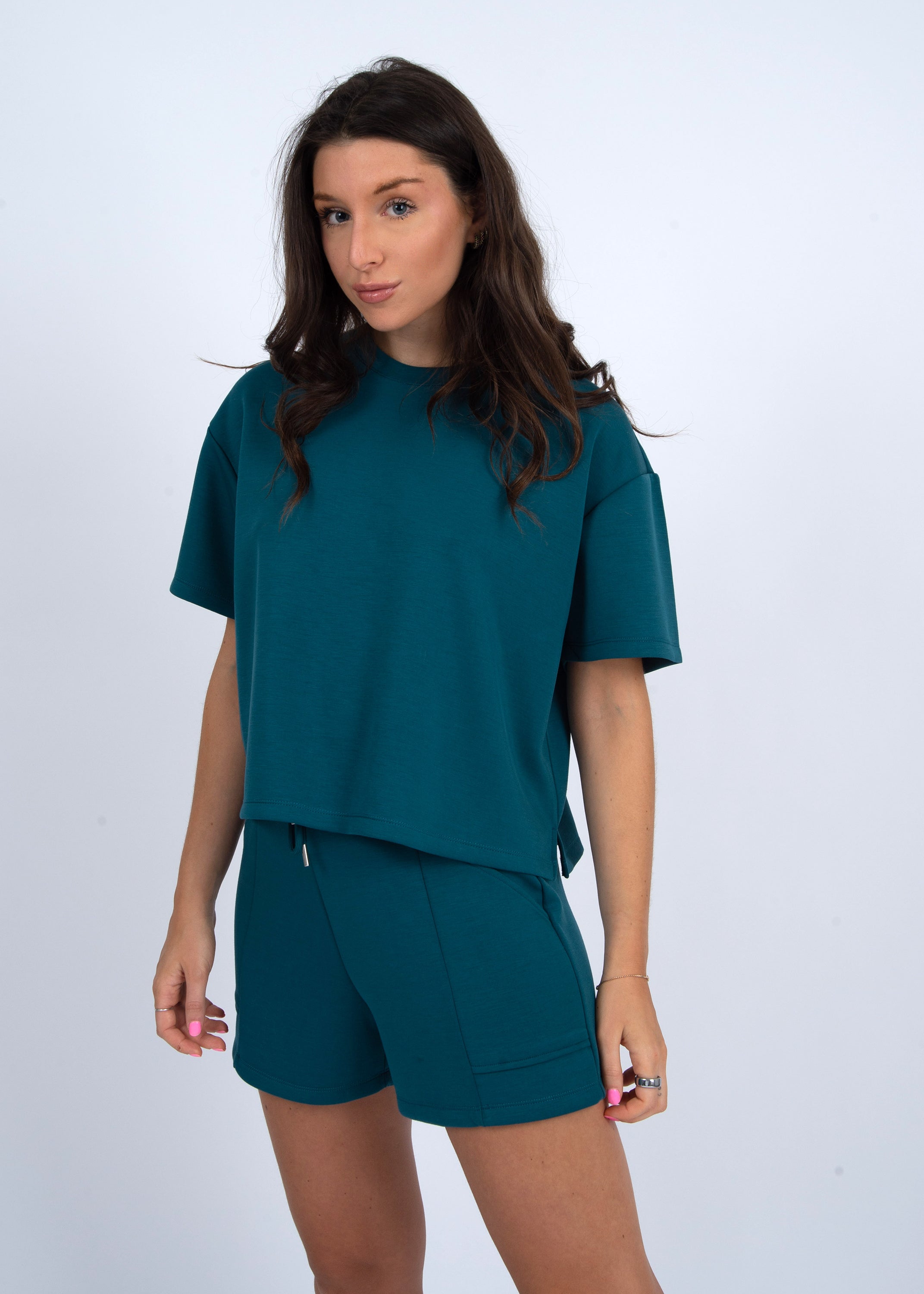 TESS SOFT KNIT TEE - TREKKING