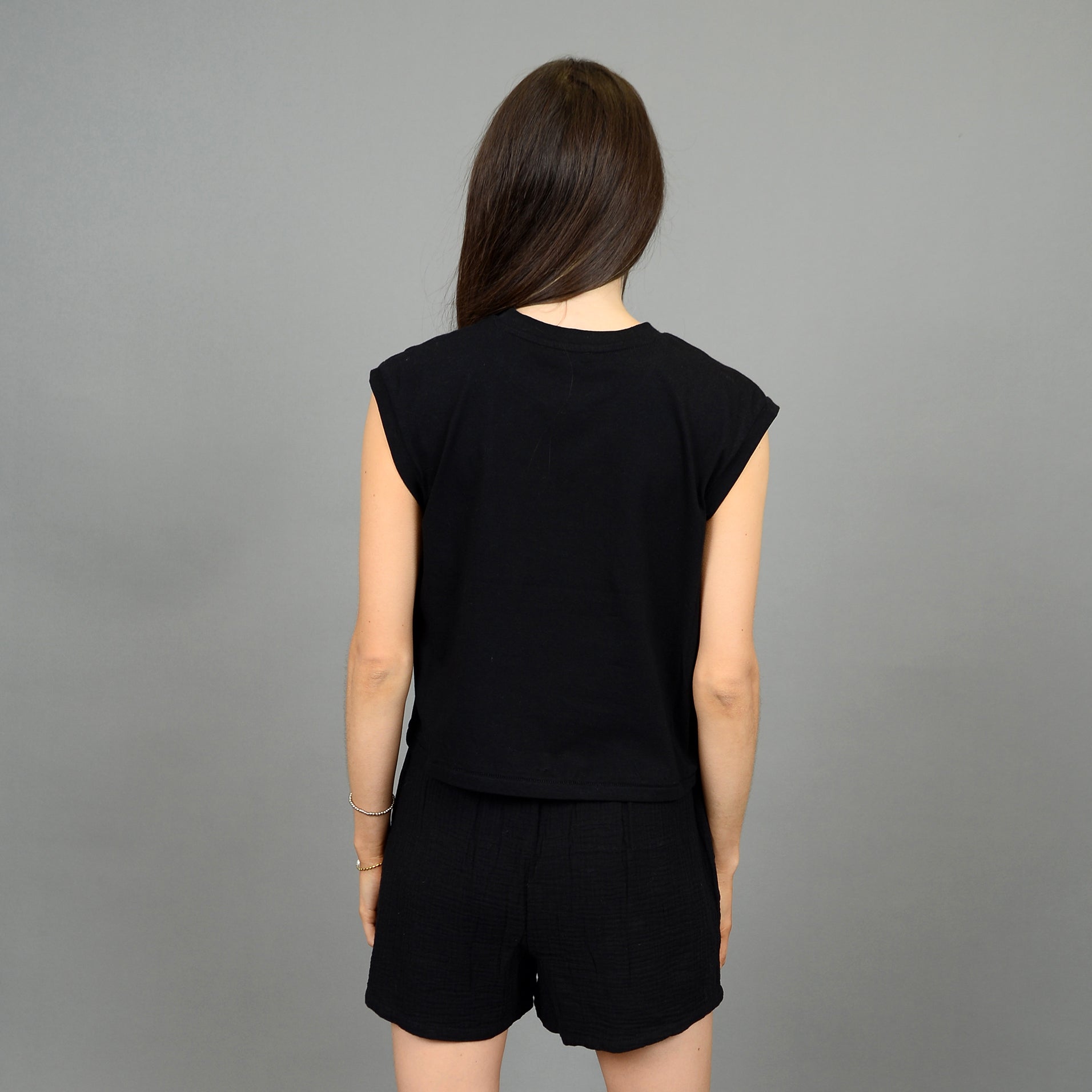 MIVA TANK TOP - BLACK