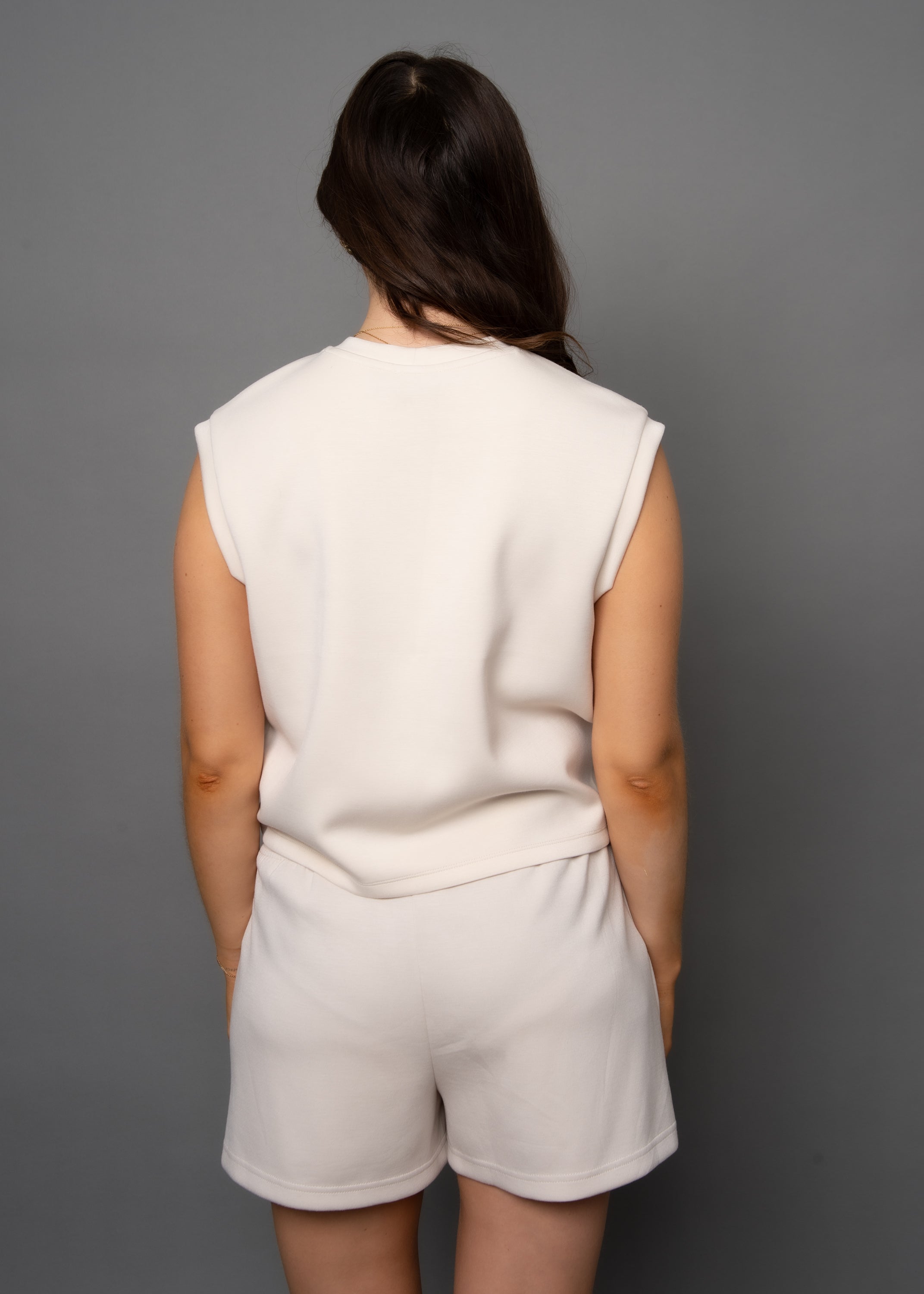 SENZA KNIT SHORT - CREAMERY