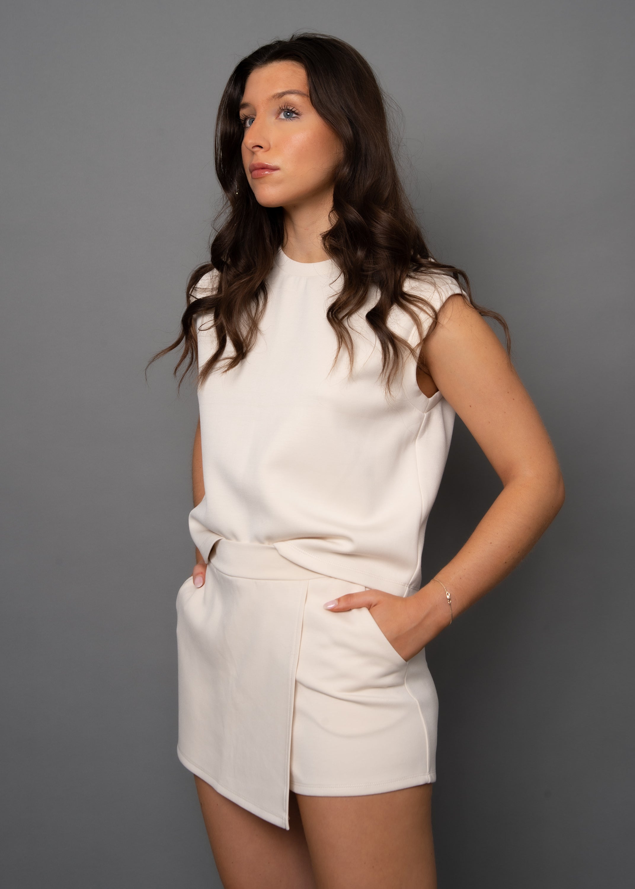 MIVA TANK TOP - CREAMERY