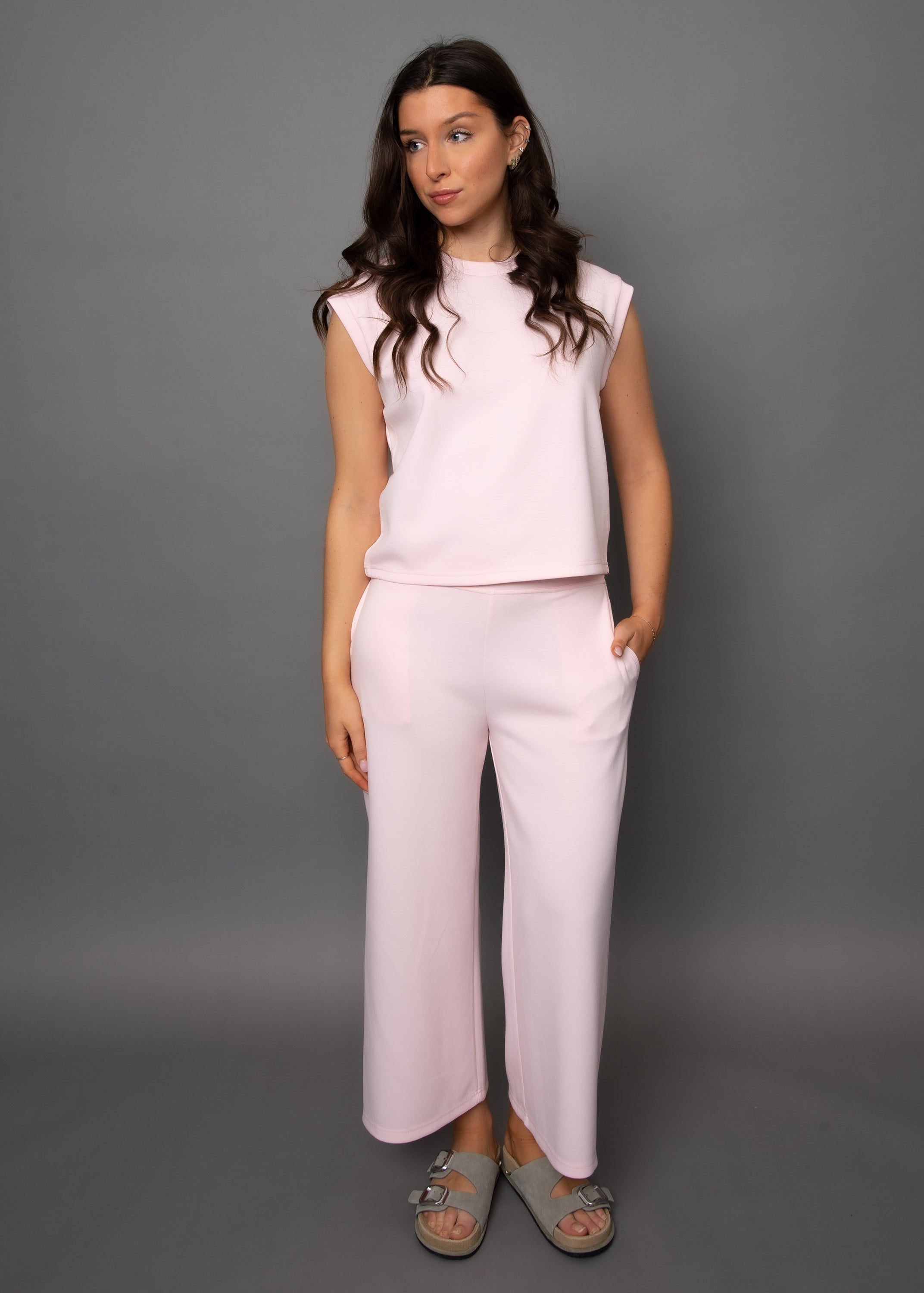 VICTORIA SOFT KNIT CROPPED PANT - MARYS ROSE