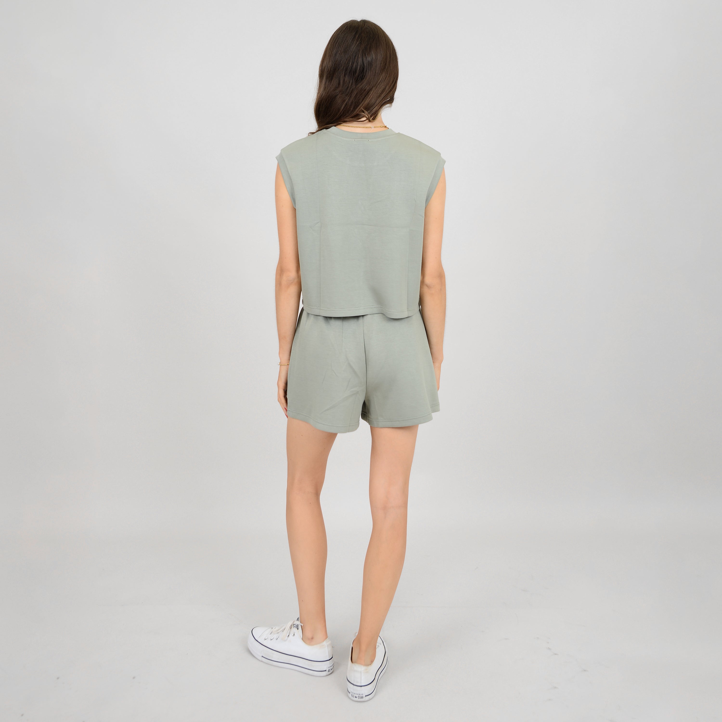 SENZA KNIT SHORT - SAGE