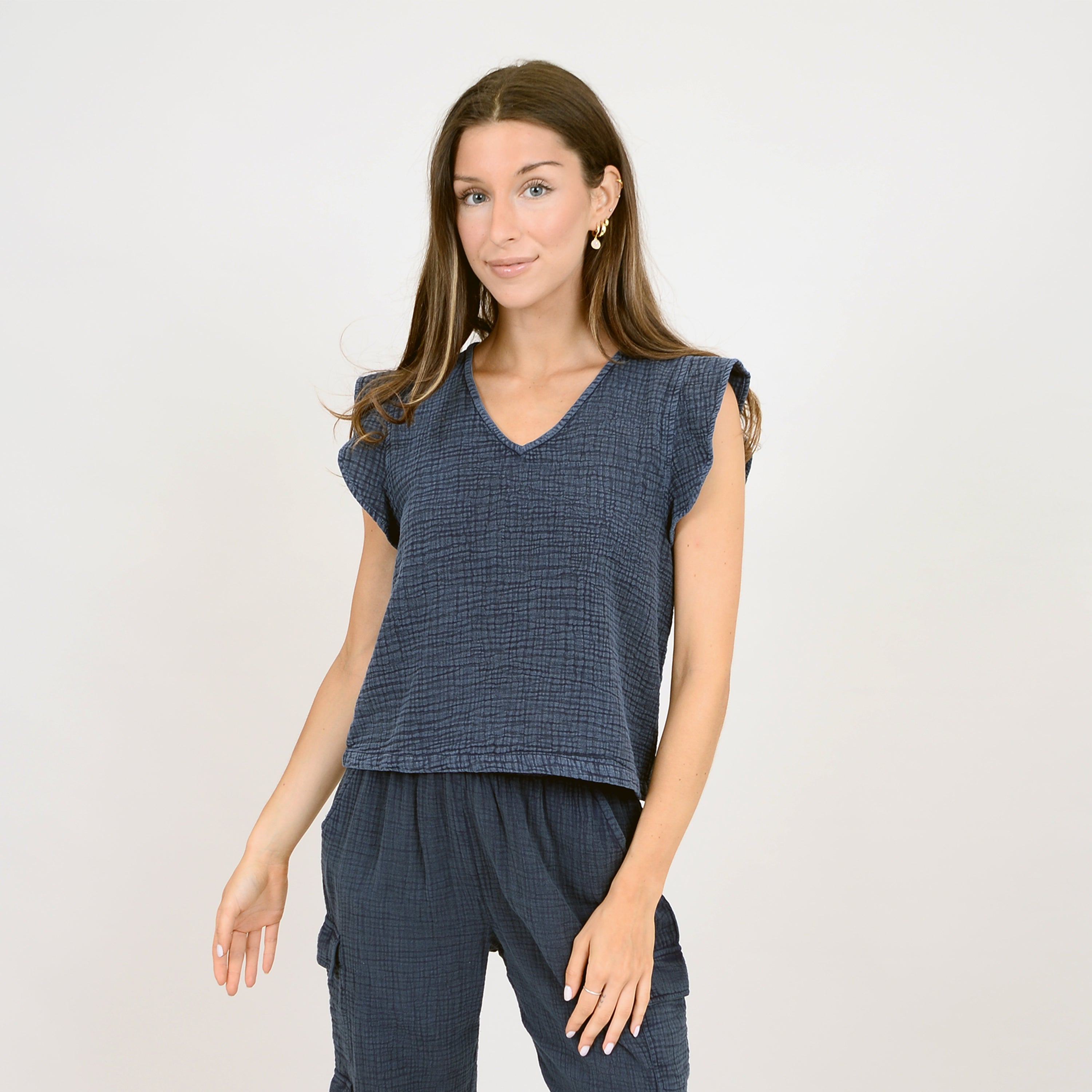 ARIE FLARED SLEEVE TOP