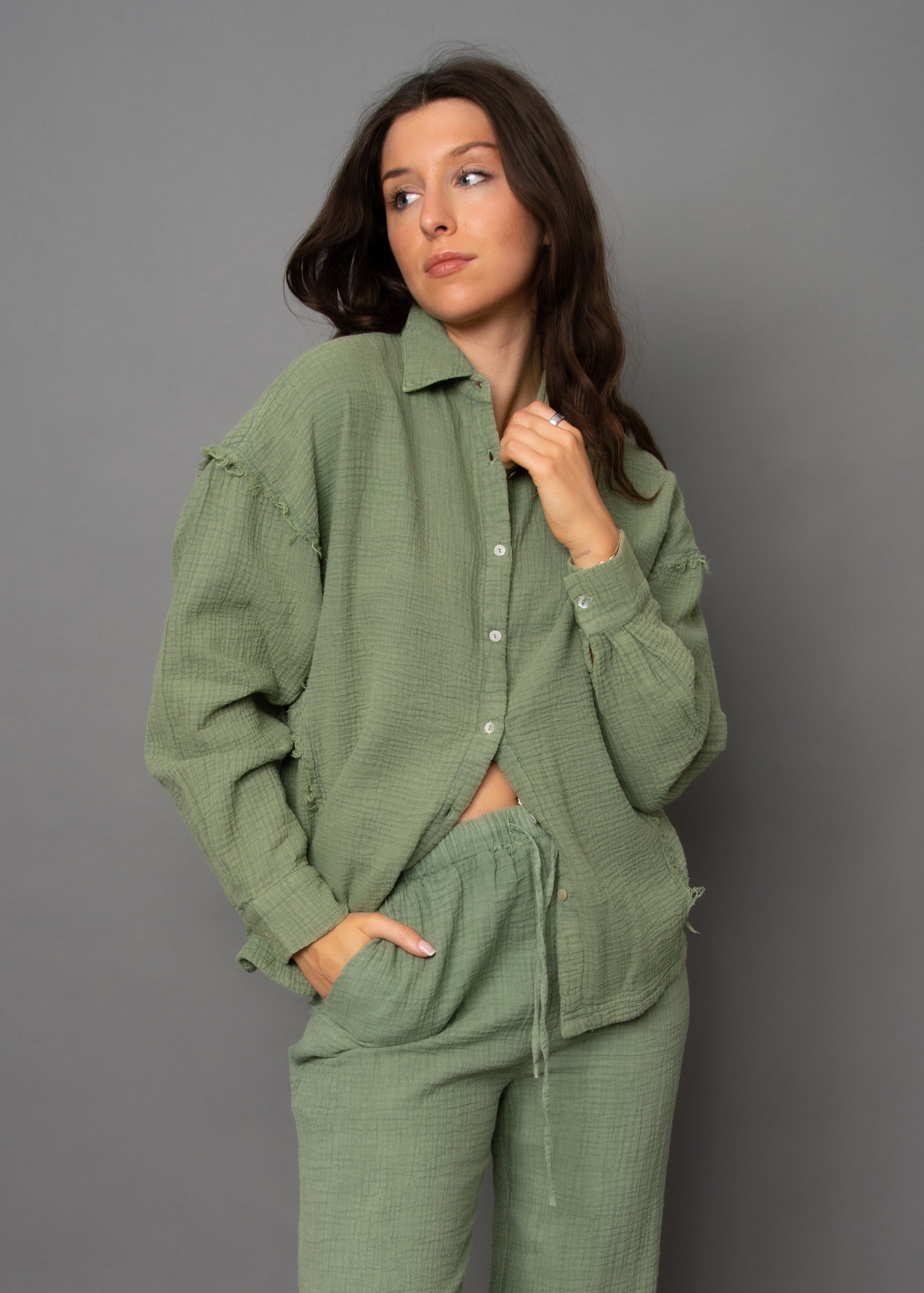 FARAMIR SHIRT - MOSS