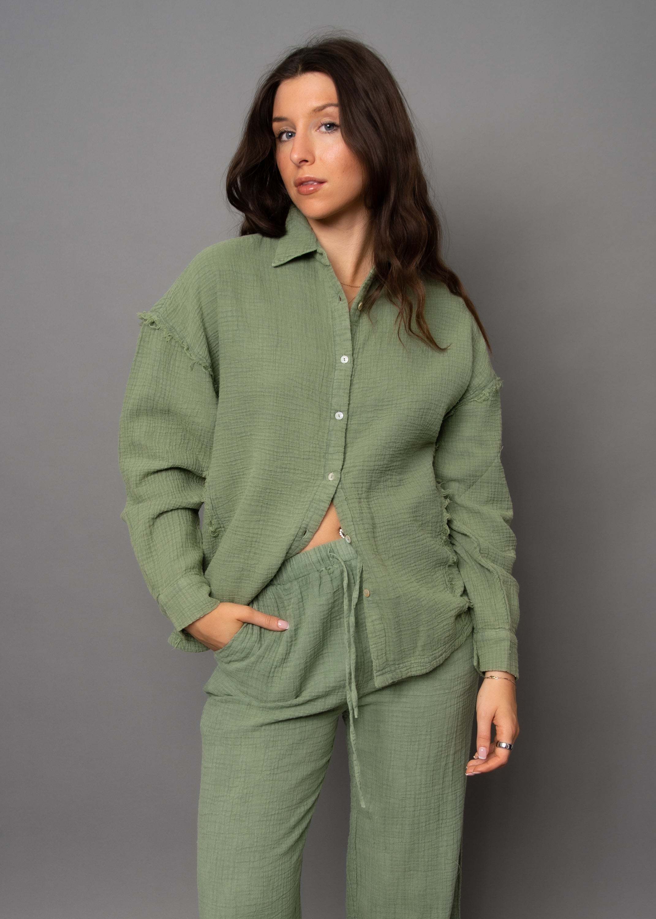 FARAMIR SHIRT - MOSS