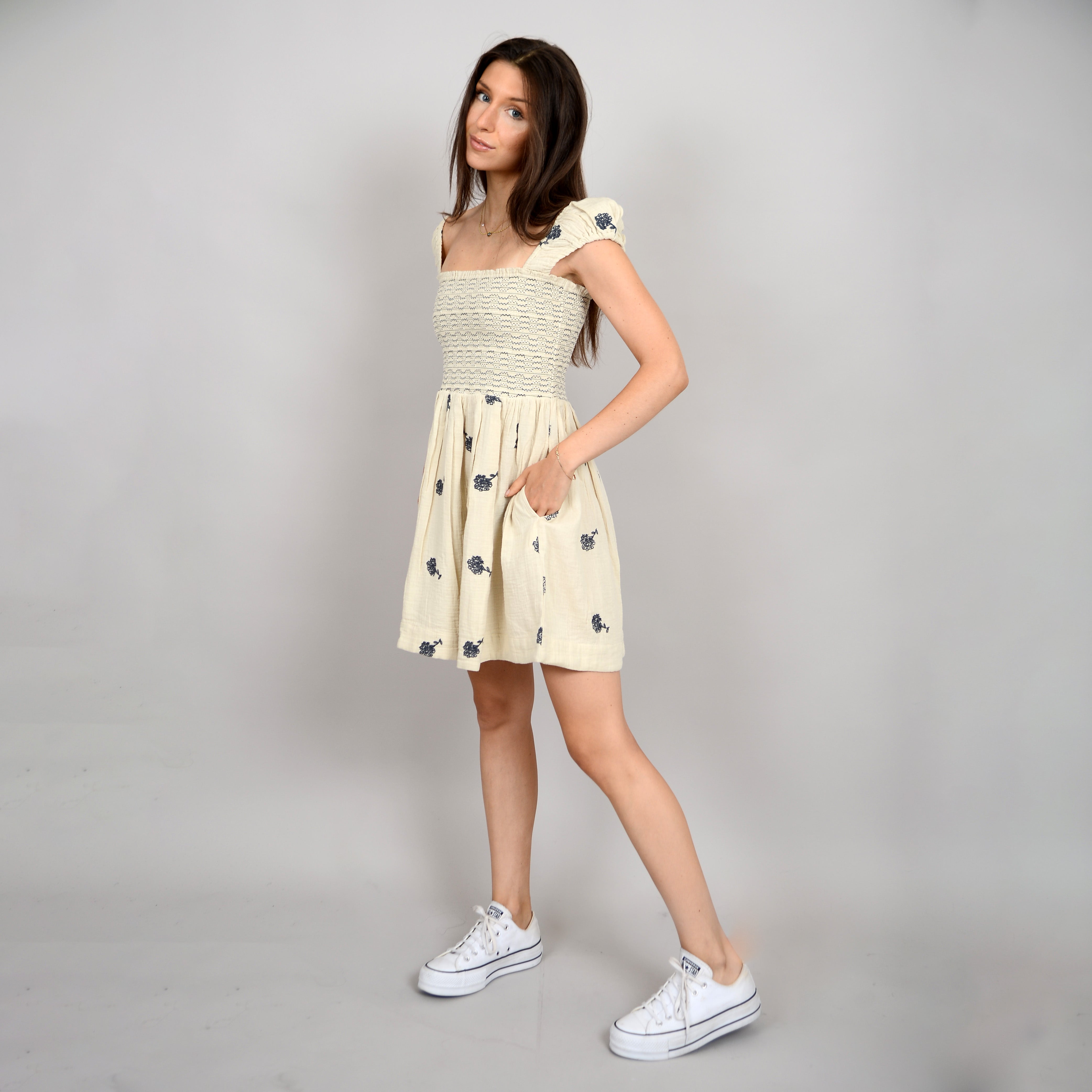 FRANCIS EMBROIDERED DRESS