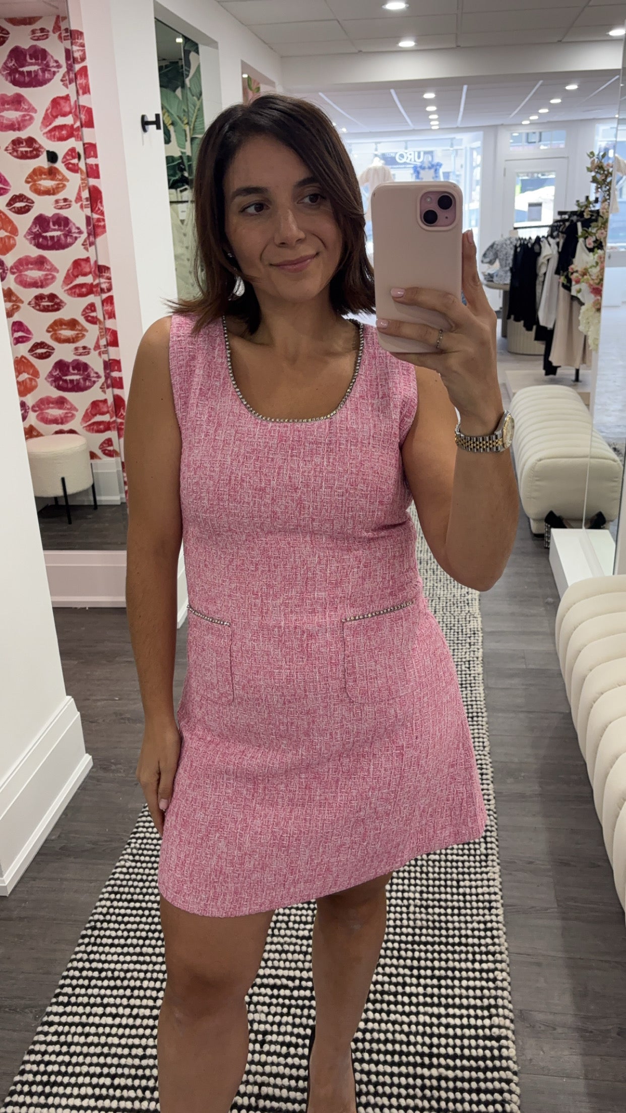 CRISTAL DRESS - ROSE