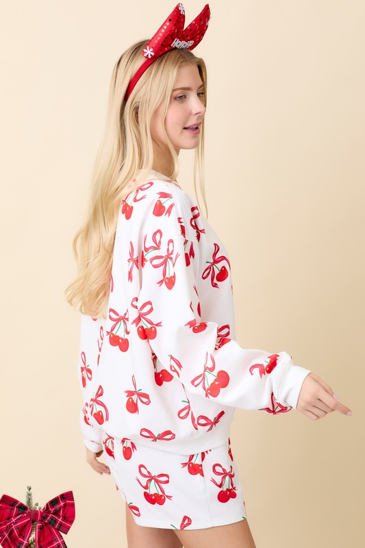 CHERRY BOW LOUNGE SET