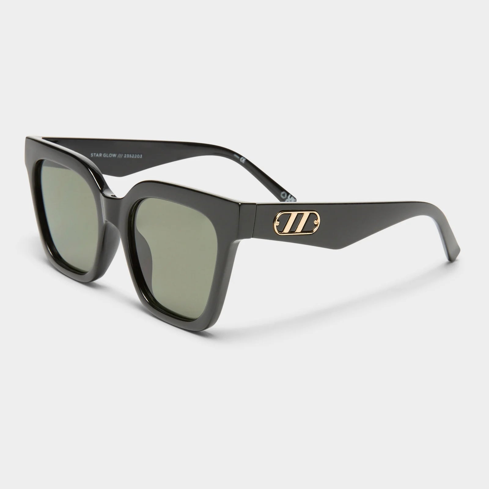 STAR GLOW SUNGLASSES - BLACK KHAKI