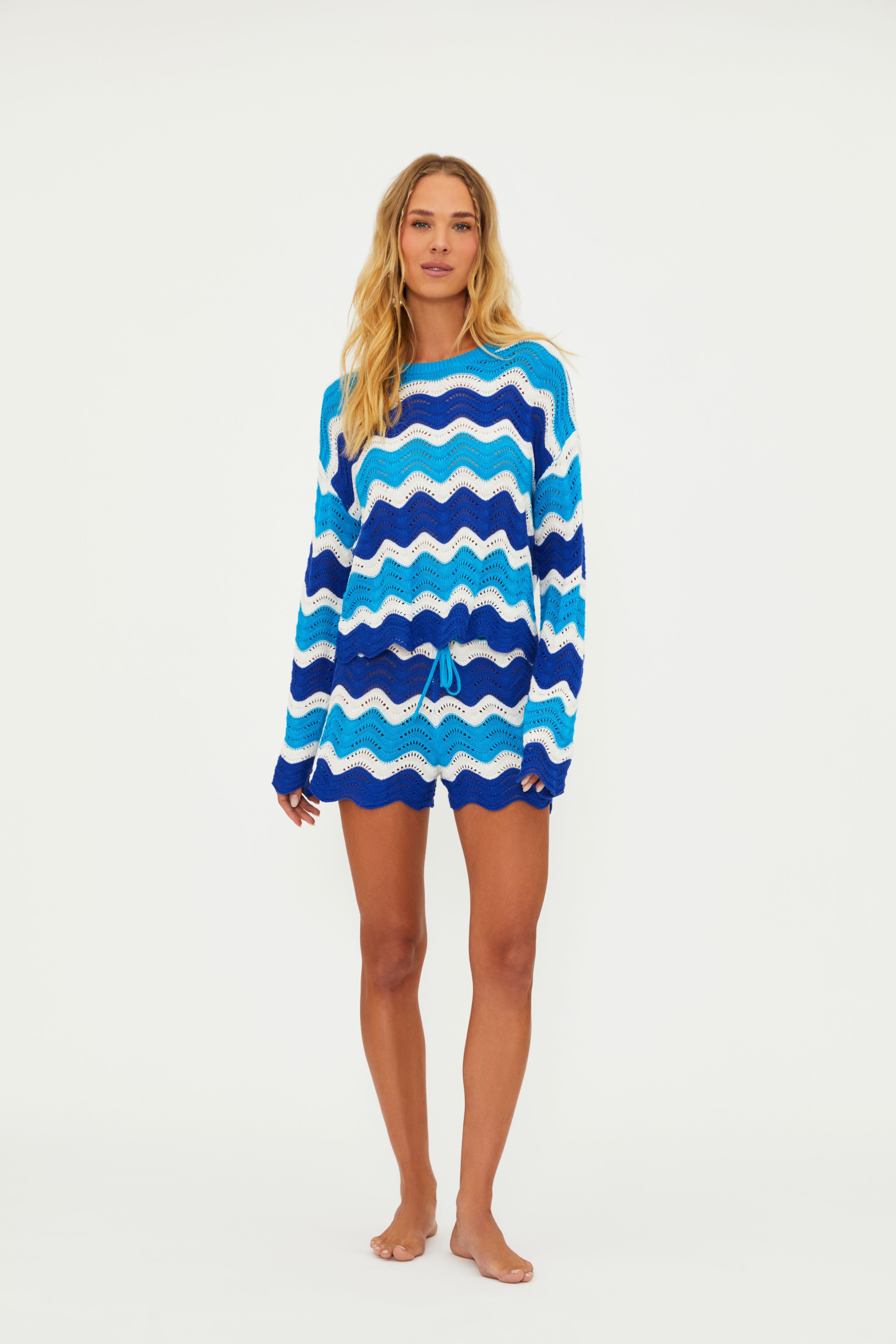 BALBOA BEACH COVER UP SET - RIVIERA WAVES