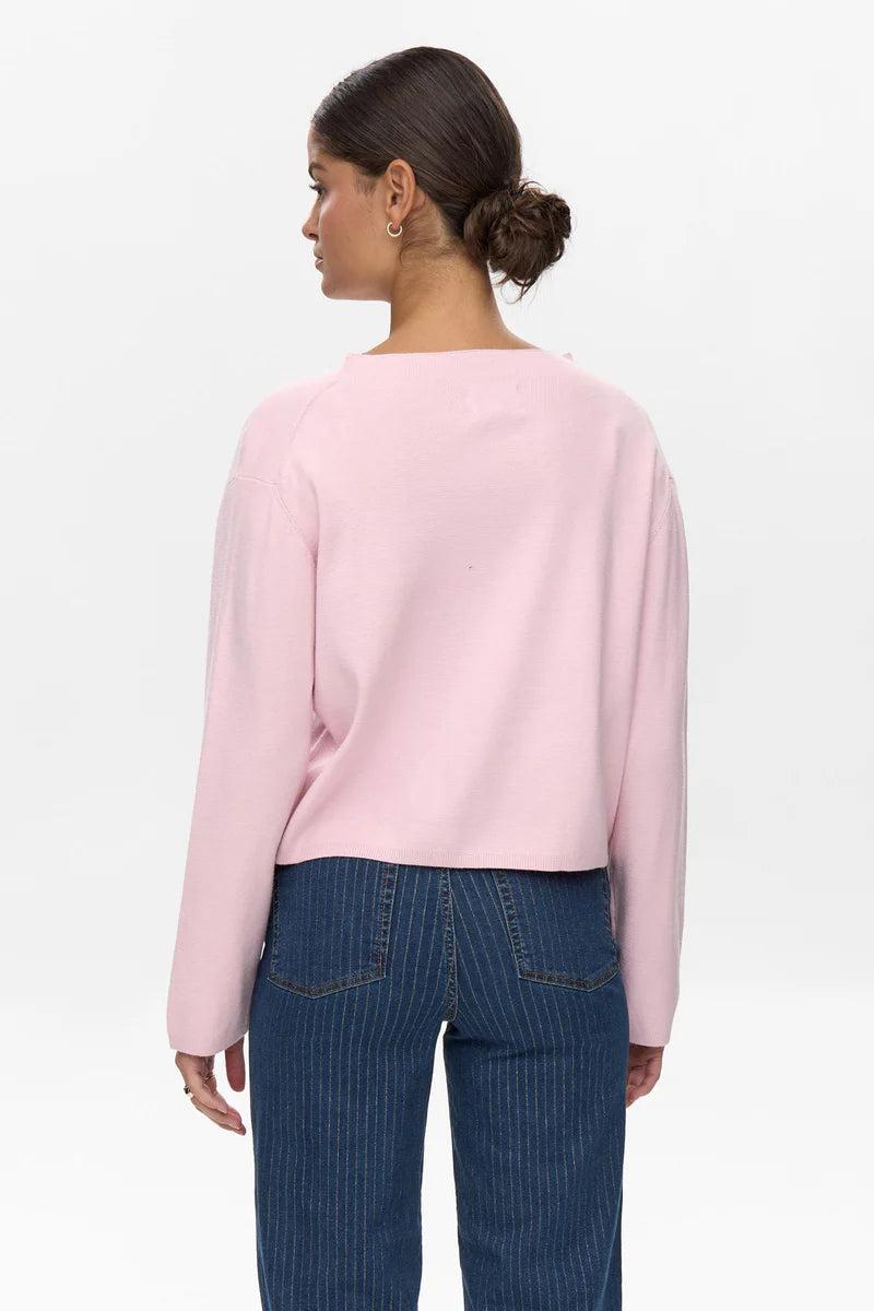 NUCARMA CROP PULLOVER - CHERRY BLOSSOM